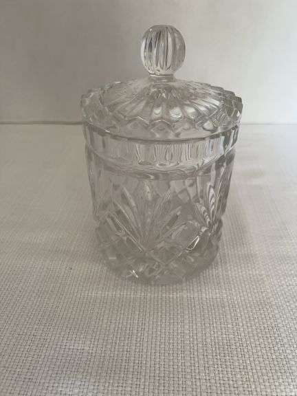 Elegant Clear Glass Jar with Lid image