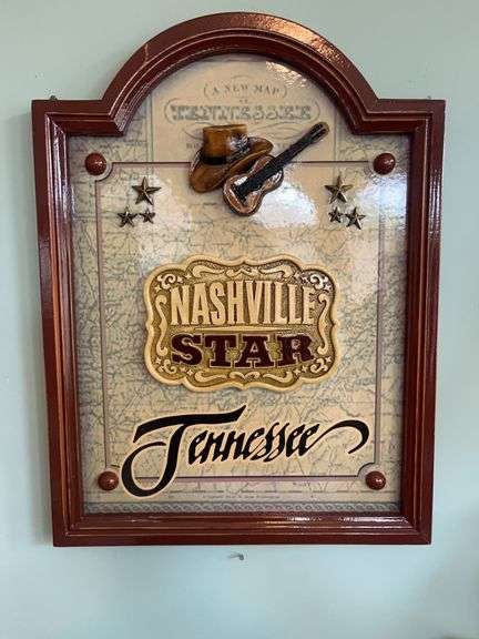 Nashville Star Tennessee Framed Wall Decor image