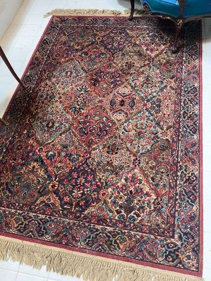 Karastan Kirman Multicolor Panel Wool Rug - 4.3 x 6 image