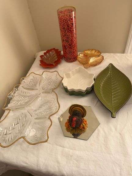 Fall Themed Table Decor Lot image