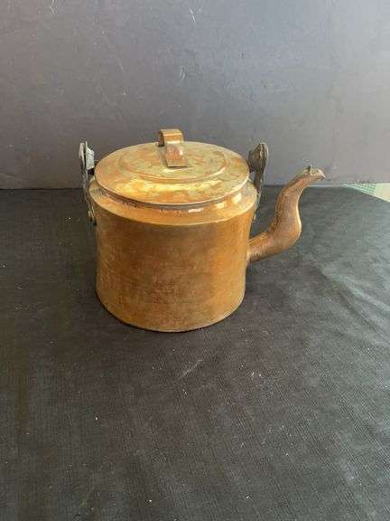 Unique Metal Kettle with Lid image
