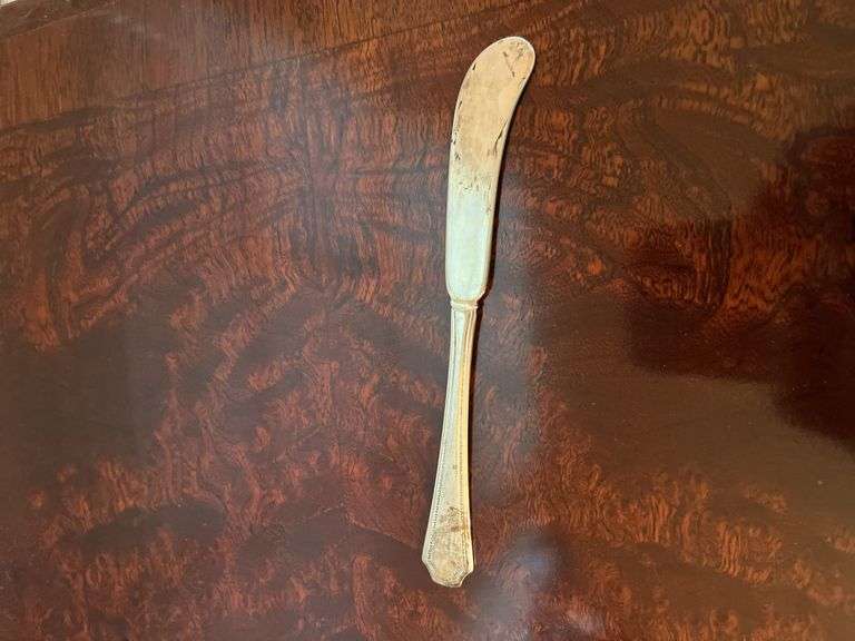 Sterling Silver Butter Spreader - 1922 Patented image