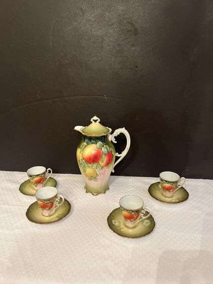 Bavaria Tea Set with Cups and Saucers - Fruit Design image