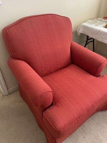 Upholstered Armchair - Cinnabar Color image
