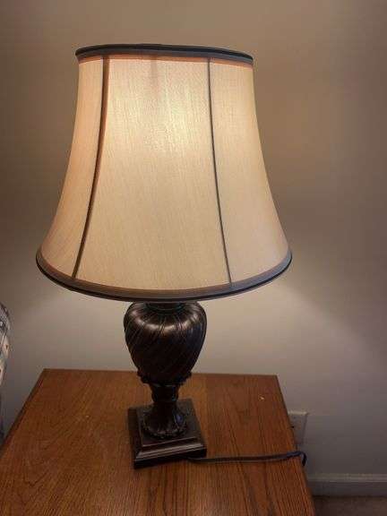 Decorative Table Lamp with Fabric Shade image