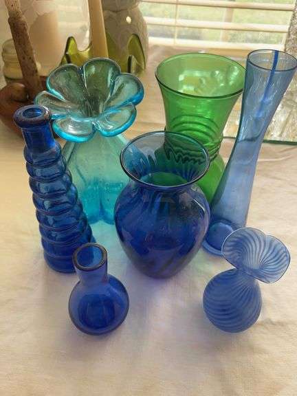 Collection of Decorative Vases, Assorted Styles and Colors image