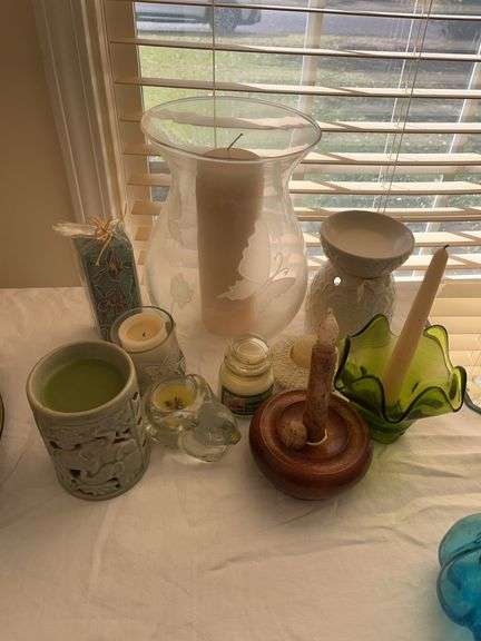 Assorted Candle Holders and Candles image