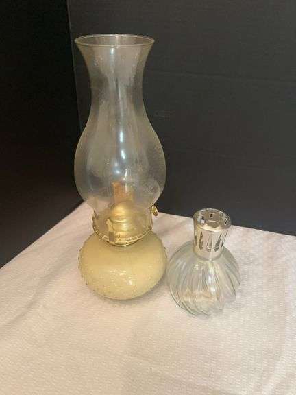 Two Assorted Oil Lamps image
