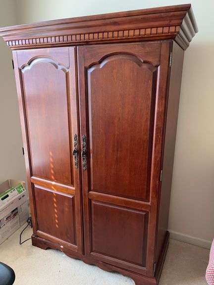 Sunrise Armoire Desk Combination Unit image