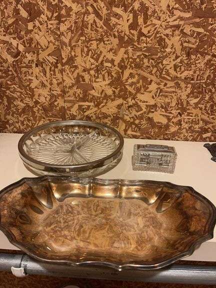 Assorted Silver Plate and Glassware image