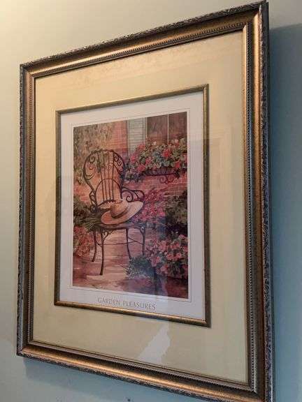Framed "Garden Pleasures" Print image