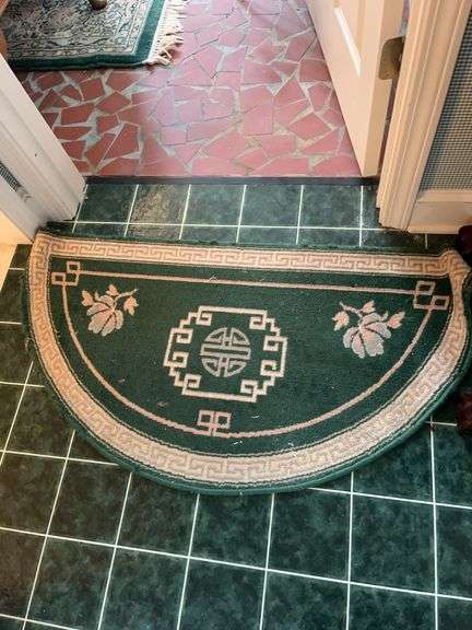 Decorative Half-Round Accent Rug image