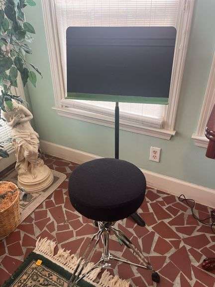 Music Stand and Adjustable Stool image