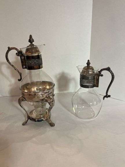 Silver Plated Glass Coffee Brewing Set image