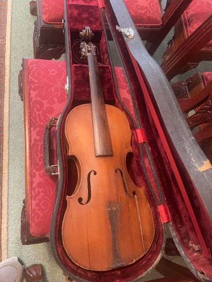 Old Violin with USN Case image