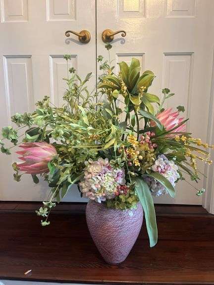 Floral Arrangement with Pink Vase image