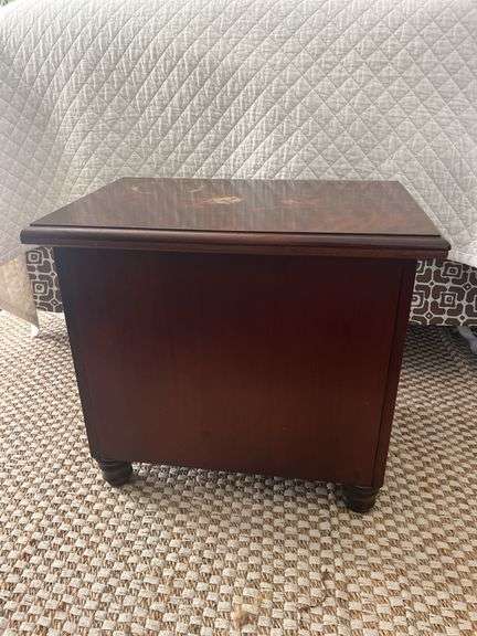 Wood Lift Top Storage Box image