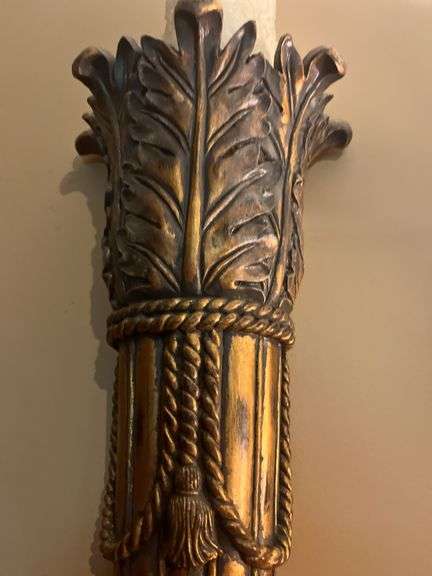 Vintage wall candle holders