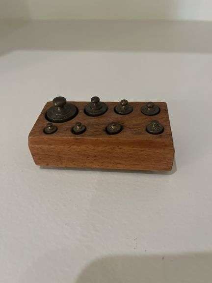 Vintage Scale and Brass Scale Weights