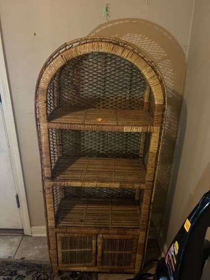 Wicker Bookcase