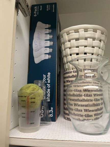 Contents of cabinet