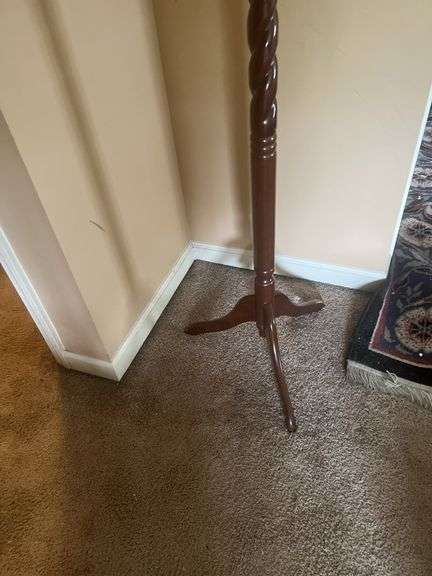 Wooden coat rack