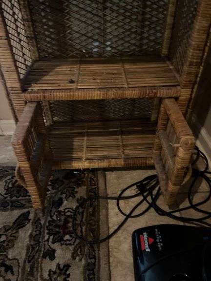 Wicker Bookcase
