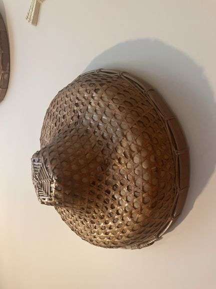 Rattan Hats and Wall Decor