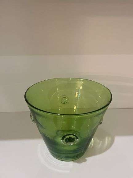 Vietri Green Glass Bowl