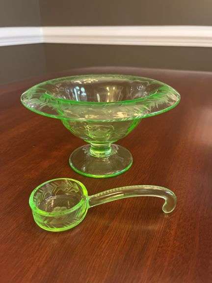 Vintage Mayonnaise Bowl and Spoon