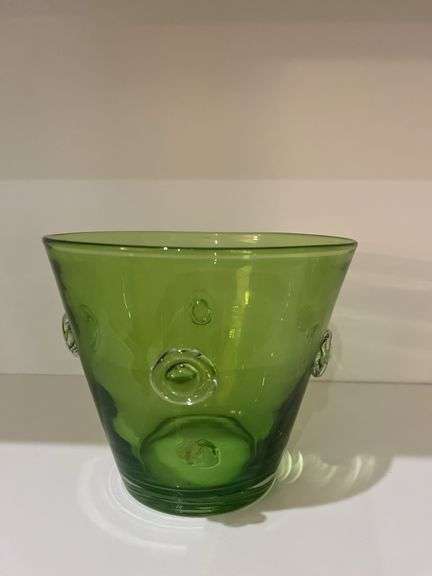 Vietri Green Glass Bowl