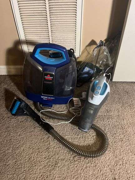 Handheld Vacuum and Bissell Spot Cleaner