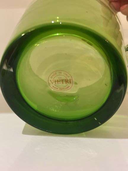 Vietri Green Glass Bowl