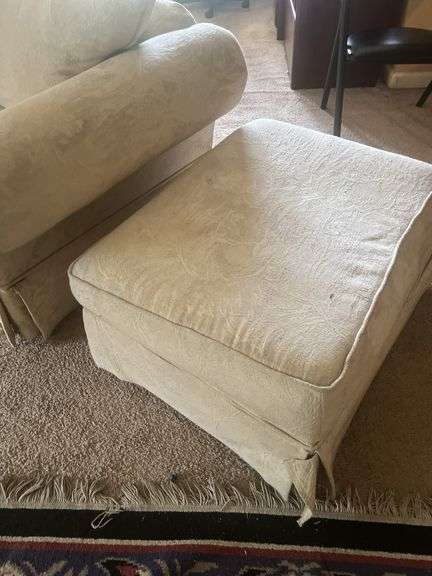 Oversized Chair and Ottoman