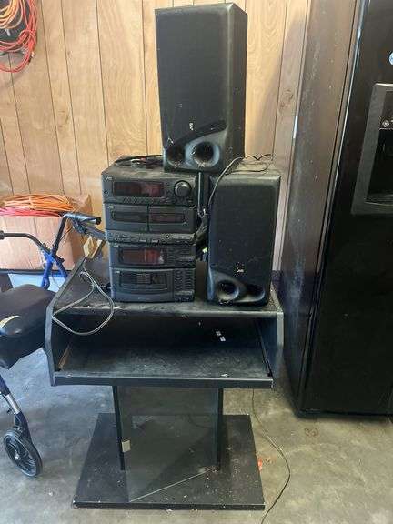 JVC Stereo System and Stand