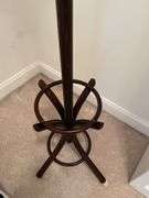 Wooden coat rack