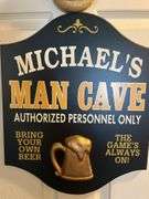 Man cave door sign