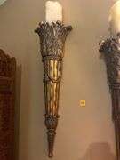 Vintage wall candle holders