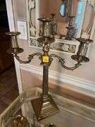 Brass candle lot