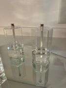 Glass Oil Candle Set