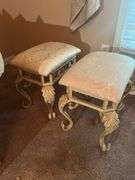 Pair of vintage benches