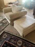 Oversized Chair and Ottoman