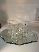 Glass Oil Candle Set