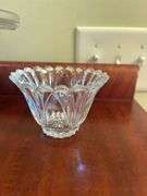 Small Serving Plate on Pedestal and Glass Bowls