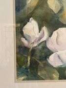 Framed Watercolor Magnolia