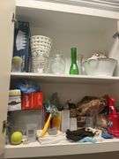 Contents of cabinet