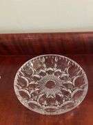 Small Serving Plate on Pedestal and Glass Bowls