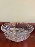 Small Serving Plate on Pedestal and Glass Bowls