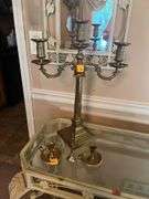 Brass candle lot