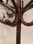 Wooden coat rack